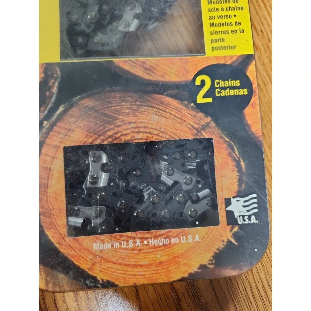 2 Pk Oregon S52T 14-Inch Chainsaw Chains Fits Sears, Echo, Homelite, Poulan, Etc
